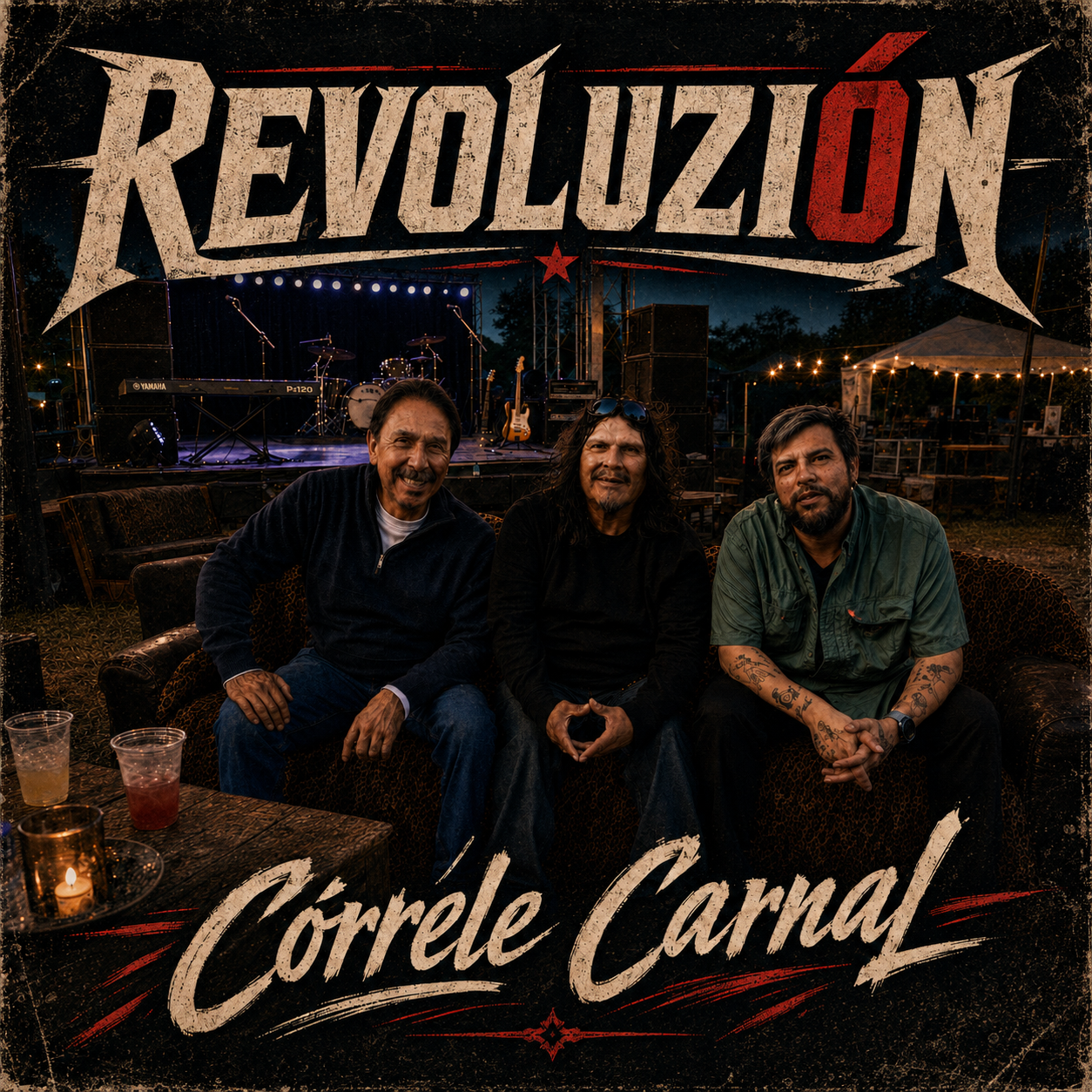 Córrele Carnal album cover by Revoluzión